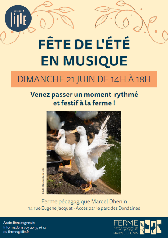 Affiche fête de l'été
