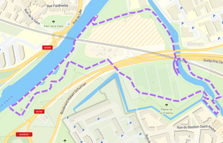 Boucle de marche ou de course de 2.5km à la Poterne
