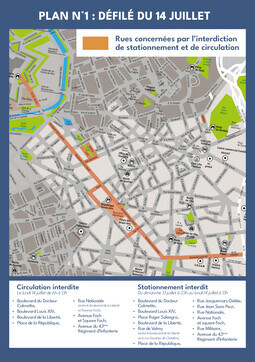 Défilé militaire 14 juillet 2025 : plan Défilé militaire 14 juillet 2025 : plan