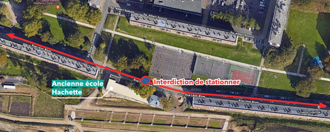 Hachette interdiction stationnement