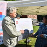 Stand du Conseil citoyen lillois au Faubourg de Bethune en juin 2019