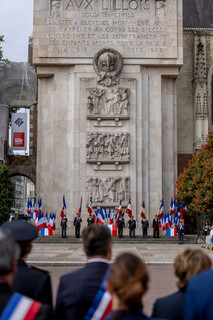 Commémoration devant le Monument aux Morts